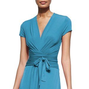 MICHAEL KORS High Low Wrap Midi Dress XS